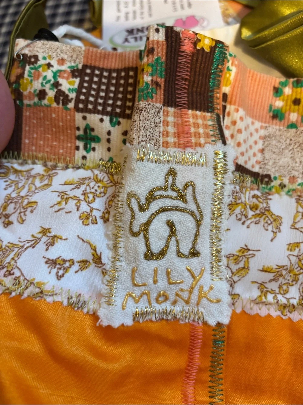 Lily monk bright orange